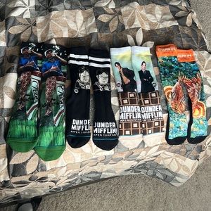 4 pairs of crew socks stance socks